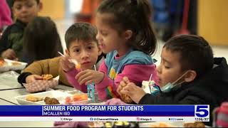 McAllen ISD brings back summer meal program [upl. by Nalla132]