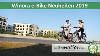 Winora eBike Neuheiten 2019  Überblick [upl. by Terrijo]