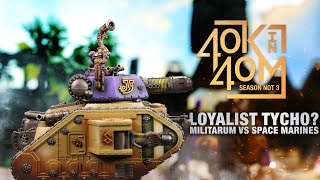 Space Marines vs Astra Militarum 2000 point 9th edition Warhammer 40k Battle Report [upl. by Ludovick]