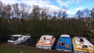 Gayes Staithe by Drone Norfolk Broads Easter 2017 [upl. by Yorker569]