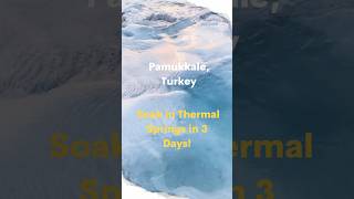 Pamukkale Turkey Soak in Thermal Springs in 2 Days travel turkey pamukkale [upl. by Leizahaj]