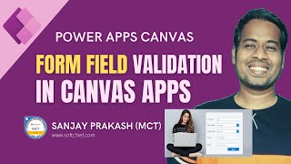 Power Apps Form Validation 👍 Tutorial [upl. by Nosreme554]