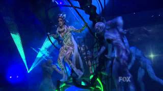 Katy Perry feat Kanye West  ET Live American Idol HD [upl. by Esma434]