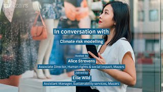 In conversation with Climate risk modelling  February 2024 [upl. by Marwin]