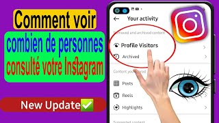 Comment savoir qui a consulté mon profil Instagram  Qui a visité mon profil Instagram [upl. by Ahsya]