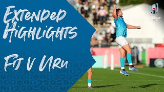 Extended Highlights Fiji 2730 Uruguay  Rugby World Cup 2019 [upl. by Zebapda]