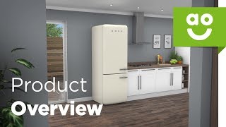 Smeg Fridge FAB38LCR Product Overview  aocom [upl. by Giarla]