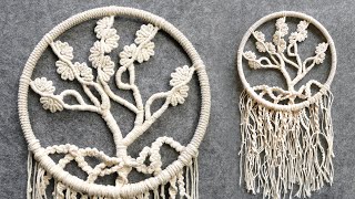 DIY Tree Of Life Macrame Wall Hanging Tutorial [upl. by Immat518]