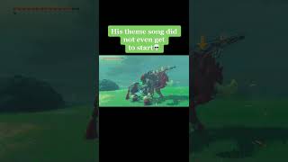 Defeating Lynel before his theme music even starts playing 💀 botw Totk nintendo switch Zelda [upl. by Coraline616]