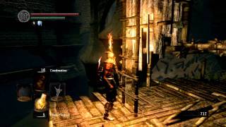 Dark Souls Pyromancer Walkthrough Part 13Lower Blight town [upl. by Racso]