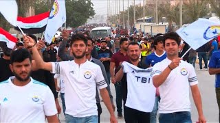 Foot Premier match de foot international en Irak [upl. by Balcer]