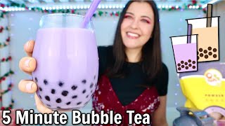 5Minute Taro Bubble Tea Recipe [upl. by Nnayar282]