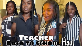 Teacher Clothing HAUL  Outfit Ideas  Back To SCHOOL Edition [upl. by Elyse]