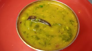 PALAK DAL RECIPE  एकदमै पौष्टिक र मिठो पालक दाल को रेसिपी 😋 [upl. by Nauaj]