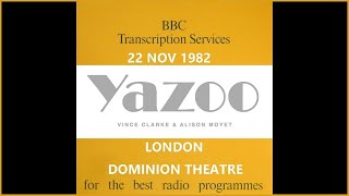 Yazoo Live  18th November 1982  Audio only [upl. by Denten118]