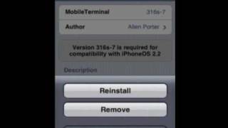 Désinstaller un application installé de Cydia sur son iPod Touch ou iPhone [upl. by Aenal]