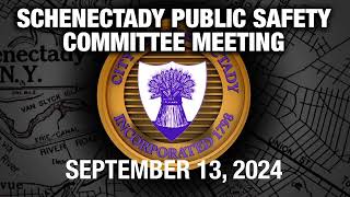 Schenectady City Committee Special Meeting September 13 2024 [upl. by Schilt]