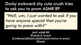 Dorky awkward shy cute crush tries to ask you to promM4F ASMR RPFriends to loversConfession [upl. by Jet212]