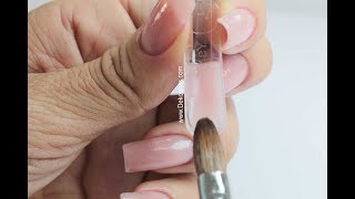 Como hacer uñas acrilicas en casa  How to make acrylic nails at home [upl. by Carlos755]