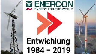 Enercon Windkraftanlagen  Entwicklung 1984  2019 [upl. by Esilehc]