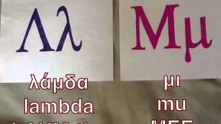 Greek Alphabet Song [upl. by Onimixam877]