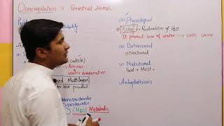 osmoregulation in terrestrial animals class 12 Biology  Osmoregulation in animals [upl. by Jarid]