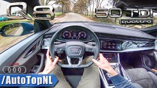 AUDI Q8 S Line 50 TDI POV Test Drive by AutoTopNL [upl. by Jessy]