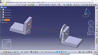 CATIA V5  Part Design  Exercise 1 beginners [upl. by Yleen333]