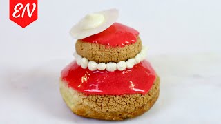 Rhubarb amp White Chocolate Religieuse Recipe  Mothers Day  Williams Kitchen [upl. by Annabal]