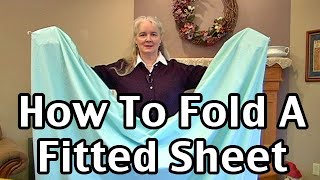 How to Fold A Fitted Sheet [upl. by Yemirej434]