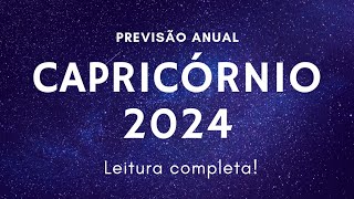 Capricórnio 2024♑VOCÊ NO TOPO O ANO DA SUA ASCENSÃO PROFISSIONAL🔮Previsão Anual [upl. by Devaney129]