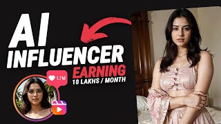 Create Realistic Indian AI Influencer 100 Free  AI Influencer Model Kaise Banaye  Ai Influencer [upl. by Hoes]