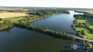 Bootsurlaub Boot mieten auf der Müritz  mit Yachtcharter Römer auf der Avalon [upl. by Esmaria673]