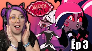 VELVETTE IS MY GIRL  Hazbin Hotel Episode 3 REACTION  Zamber Reacts [upl. by Cherilynn]