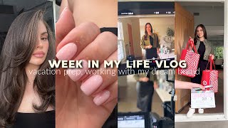 Week In My Life Vlog ♡ Prepping for Vacation Working with my DREAM Brand amp More [upl. by Fina]