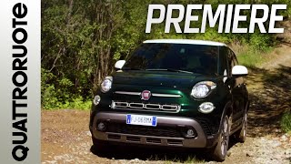 Nuova Fiat 500 L Cross prima prova su strada  Quattroruote Premiere [upl. by Conlen]