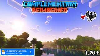 Complementary Reimagined Shaders For MCPE 120 🤯  Render Dragon  100 Working amp NO Clickbait [upl. by Hsatan]