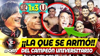 ASÍ FUE LA CELEBRACIÓN del ¡¡¡CAMPEÓN UNIVERSITARIO la que ¡¡SE ARMÓ en los CAMERINOS [upl. by Airad]