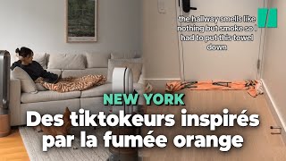 À New York ces tiktokeurs sont très inspirés par l’esthétique « dystopique » de la fumée dans l’air [upl. by Assela]