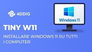 INSTALLAZIONE DI TINY 11 Windows 11 ottimizzato al meglio  Come installare e rivedere [upl. by Nesila]