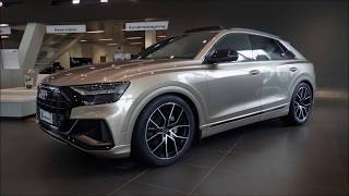 Stunning Exlusive Kobra Beige 2019 Audi Q8 walkaround [upl. by Earla]