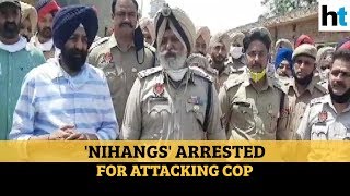 Punjab cops hand chopped off for enforcing lockdown 7 Nihangs arrested [upl. by Elburt]