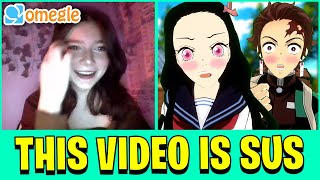 Omegle but Tanjiro and Nezuko are SUS the whole time VRChat VR [upl. by Cohl]