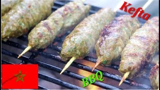 Moroccan Kefta Kebab  Kofta Kabab  Seekh Kebab [upl. by Edwine358]