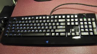 Razer Blackwidow Ultimate 2012 黑寡婦機械式電競鍵盤終極版 玩具開箱文 [upl. by Blancha]