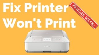 How to Fix A Printer That Wont Print [upl. by Naved]