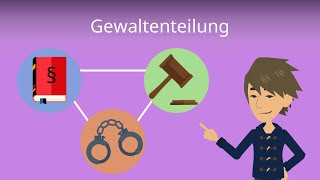 Gewaltenteilung Das Wichtigste  Studyflix [upl. by Berget956]