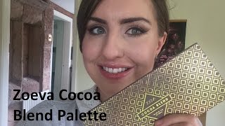 Zoeva Cocoa Blend Palette Review amp Swatches  Rachael Stephanie [upl. by Lisk]