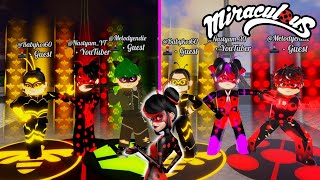 TODOS REVERSO TRANSFORMAÇOES DO GRUPO NO NEW MJ  MIRACULOUS ROBLOX [upl. by Prasad]