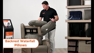 Configura Comfort Waterfall Backrest Pillows  Enable Lifecare [upl. by Fisher]